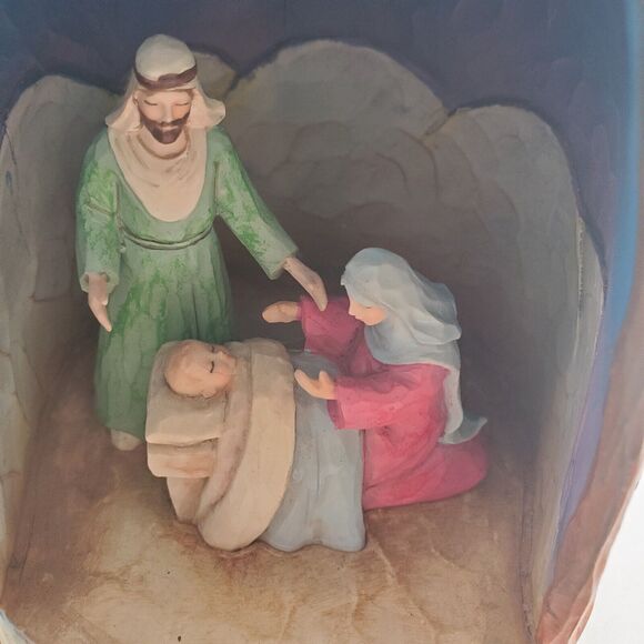 Jim Shore Glory to the Newborn King Angel Nativity Scene Diorama *no light - Picture 7 of 13